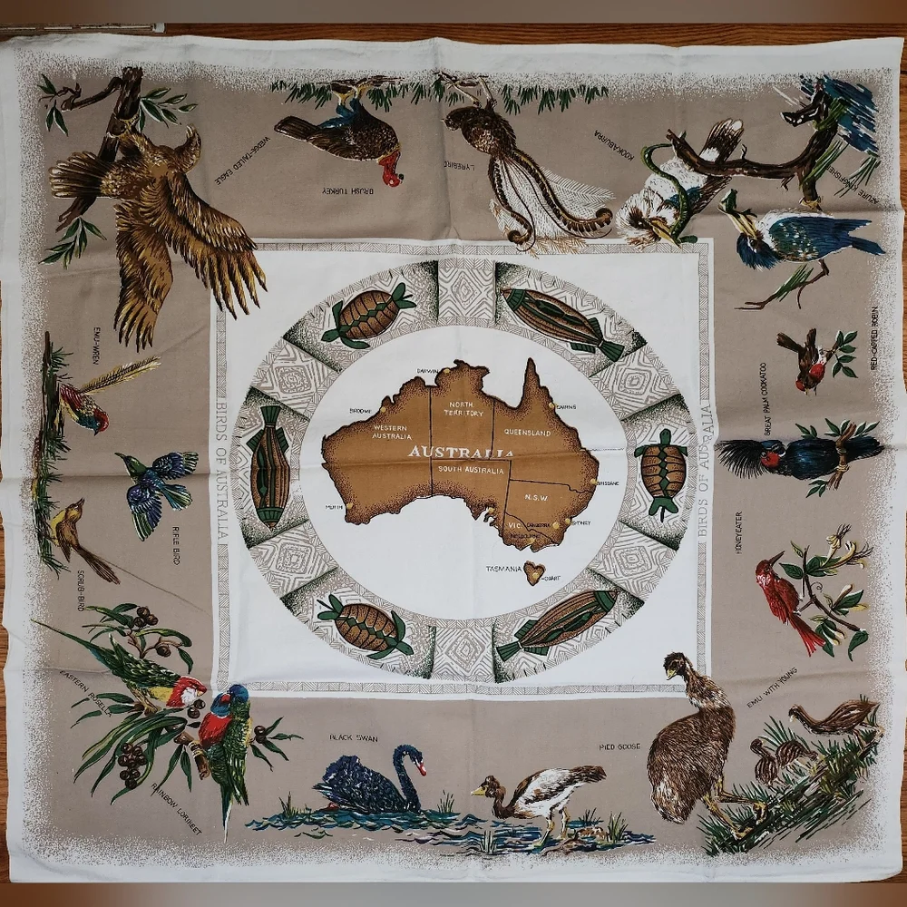 Birds of Australia Tablecloth